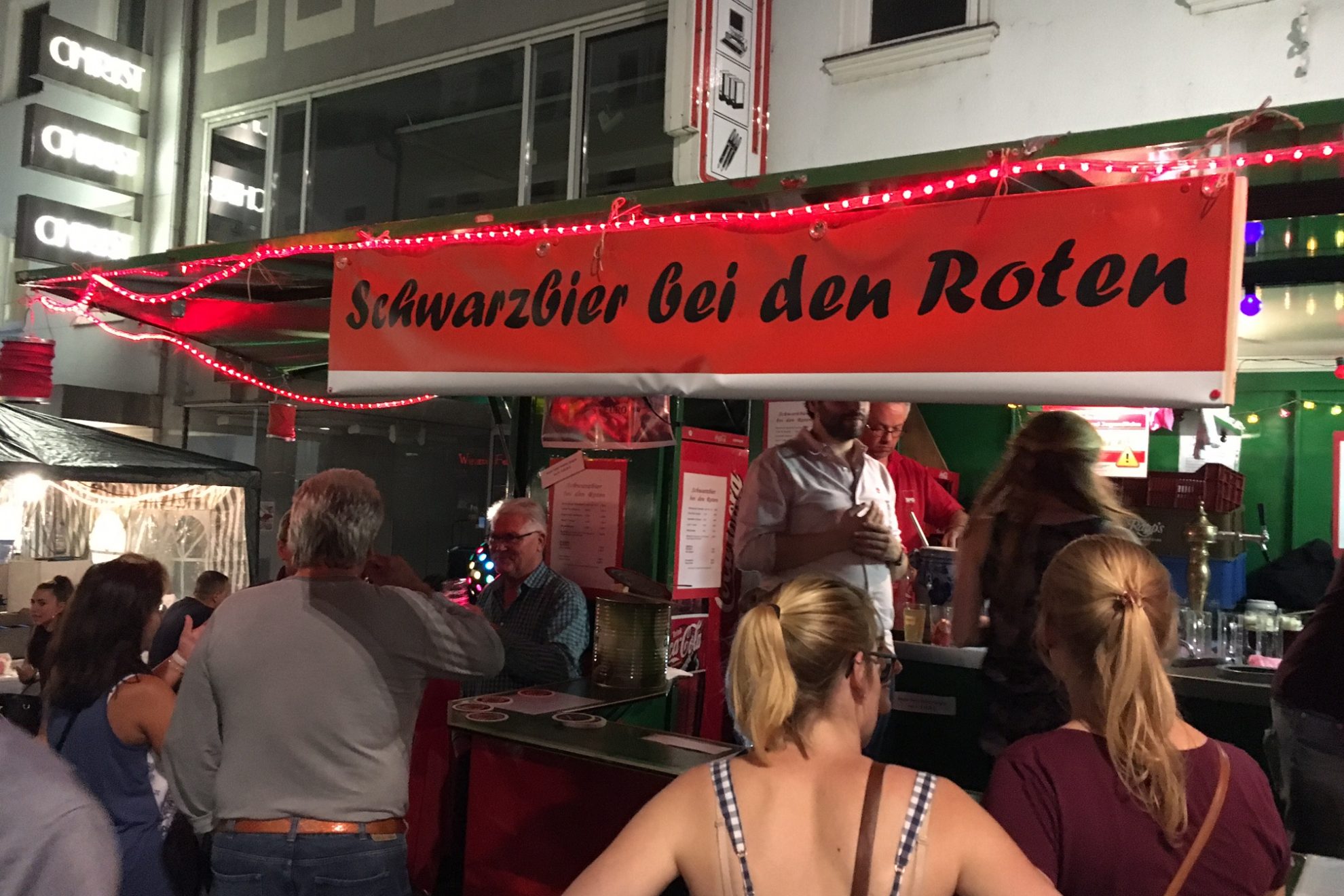 Schwarzbier bei den Roten